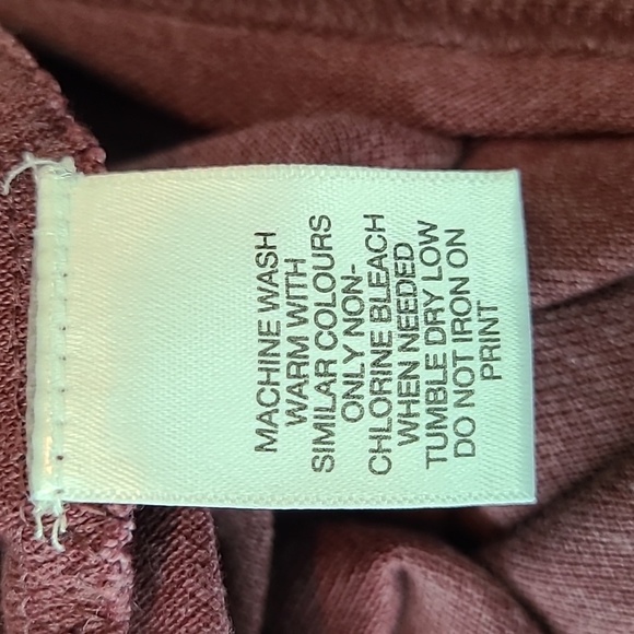 ROUNDTREE & YORKE Men's Burgundy Long Sleeve Polo Shirt - Size 3XB - Picture 10 of 10